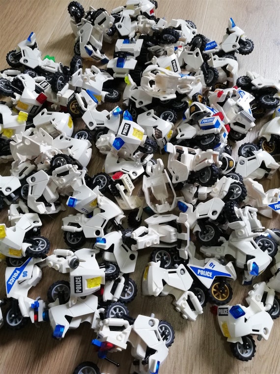 police bike lego