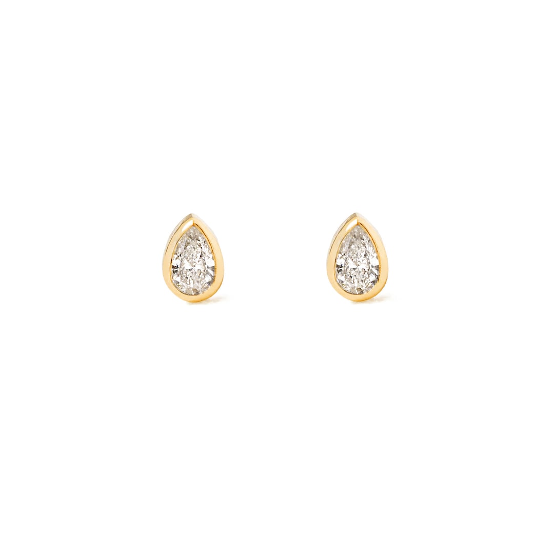 Emily Studs- Pear Cut