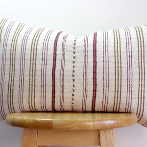 Vintage Hmong Batik Pillow Cover: Embroidered Ethnic Textile, 12&quot; x 20&quot;