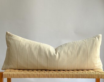 Beige Dot Block Print Mudcloth Hmong Pillow Case