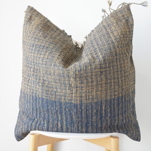 Indigo Dot Block Print Mudcloth Hmong Pillow Case