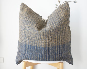Indigo Dot Block Print Mudcloth Hmong Pillow Case