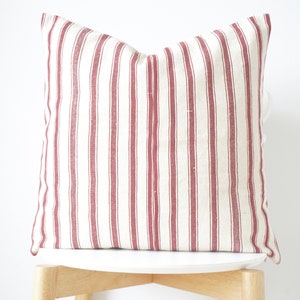 Hmong Lumbar Pillow Cover: Handwoven Tribal Hemp, Natural Dye (22&quot; x 22&quot;)