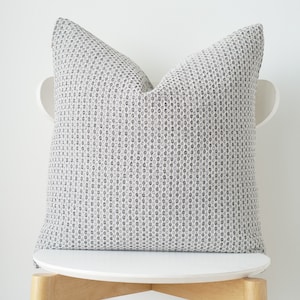 Indigo Black Striped Pillow Cover
