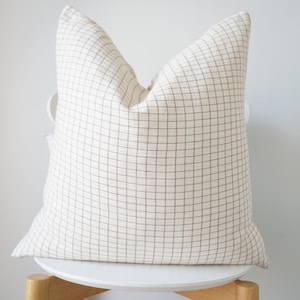 Neutral Tribal Hemp Hand Woven Natural Dye Color Hmong Lumbar Pillow Cover