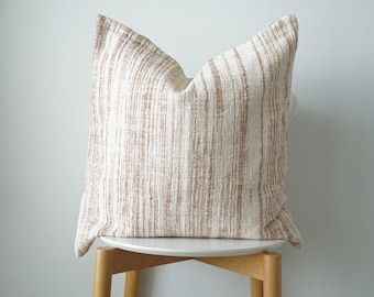 Brown Dot Block Print Mudcloth Hmong Pillow Case