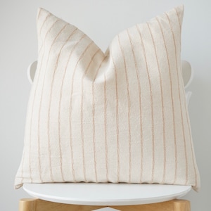 Neutral Tribal Hemp Hand Woven Natural Dye Color Hmong Lumbar Pillow Cover