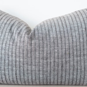 Black Tribal Hmong Hemp Lumbar Pillow Cover (16&quot; x 26&quot;)