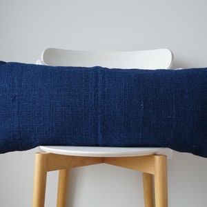 Indigo Dot Block Print Mudcloth Hmong Pillow Case