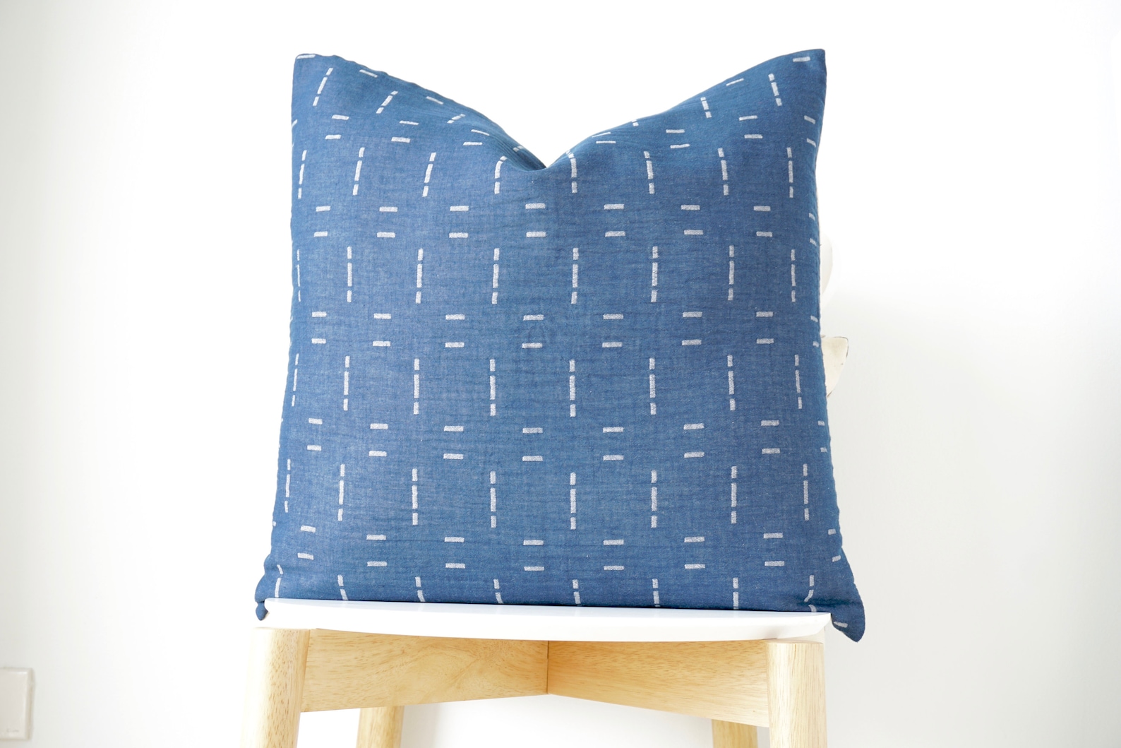Indigo Striped Pillow Cover Etsy