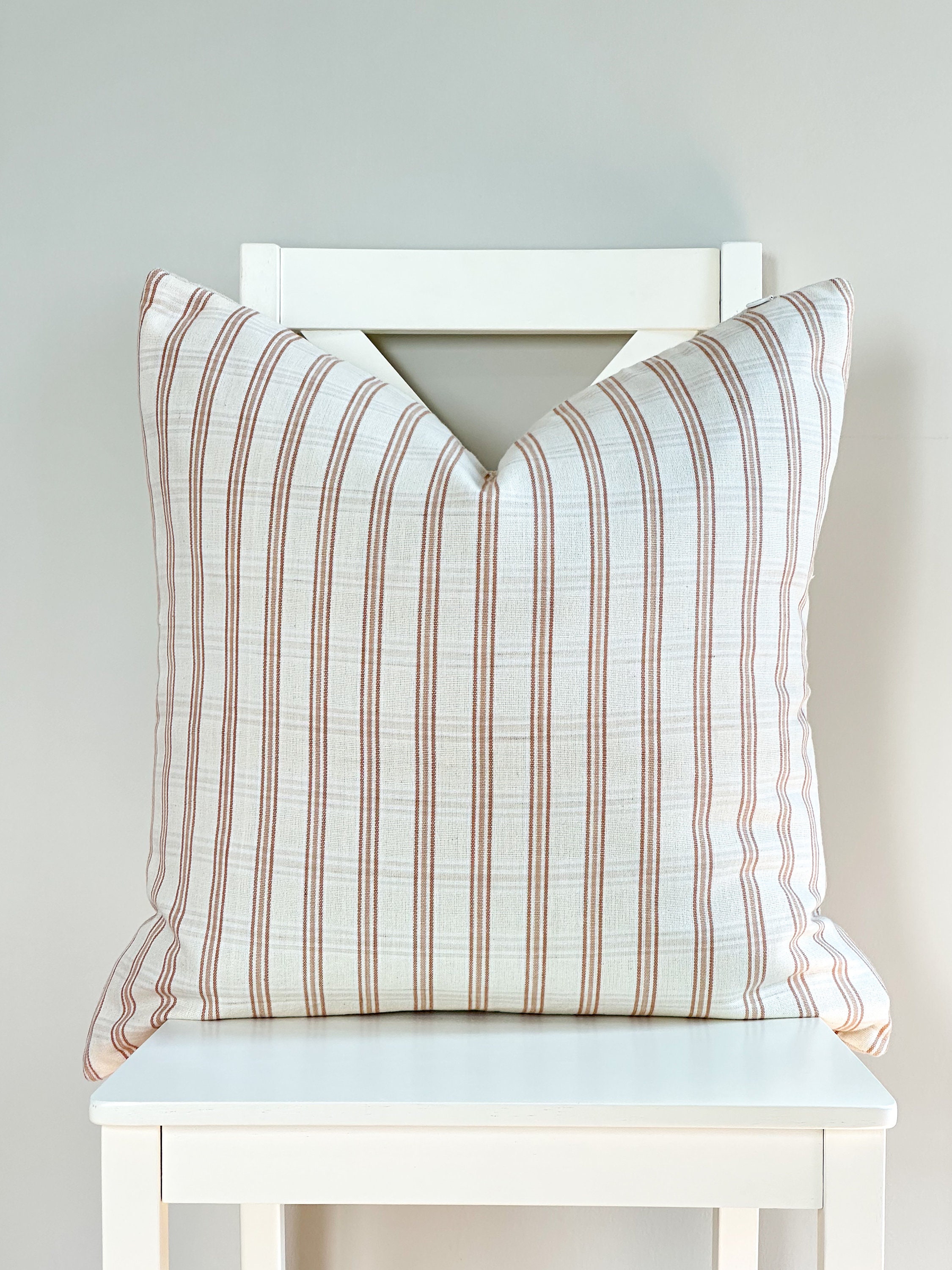 Brown Tribal Hemp Hand Woven Natural Dye Color Hmong Lumbar Pillow Cover