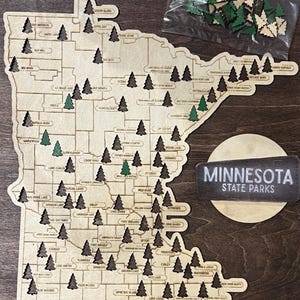 Minnesota State Parks Map Tracker