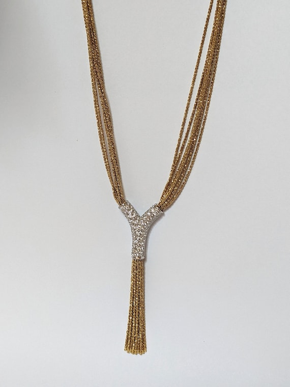 Ladies Woven 18kt Yellow Gold Necklace by Yuri Ich