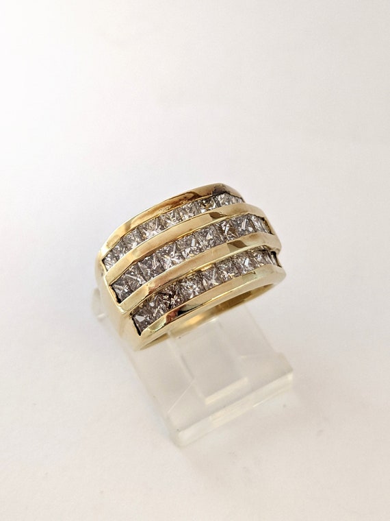 14 Karat Yellow Gold Diamond Ring