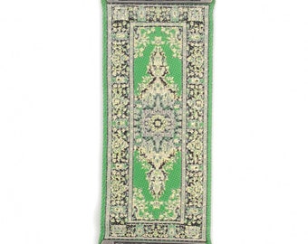 Handmade Turkish Carpet Wall Hanging - Evil Eye - Nazar Alloy