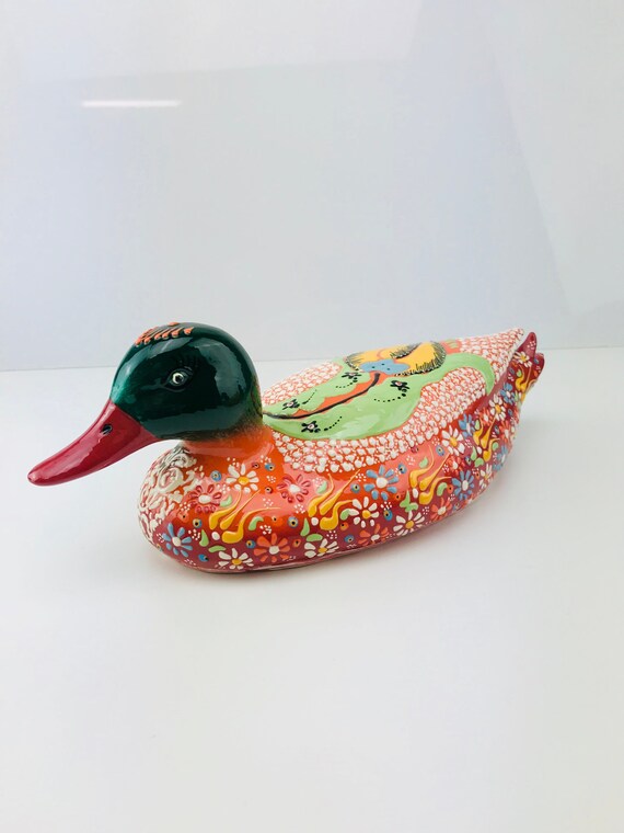 Bunte Zeichnung Ente