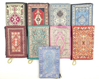 May include: Ten colorful zippered pouches with a variety of patterned fabric designs. The pouches are made of a soft, durable material and feature a zipper closure. The pouches are perfect for storing small items like jewelry, makeup, or electronics.