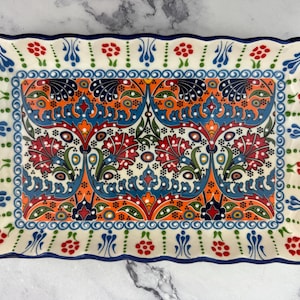 Ceramic Serving Dish - Turkish Pottery - Serving Plates