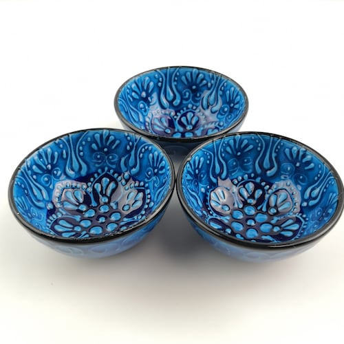 Ceramic Hand Painted Bowls Small8 Cm Traditional Turkish - Etsy