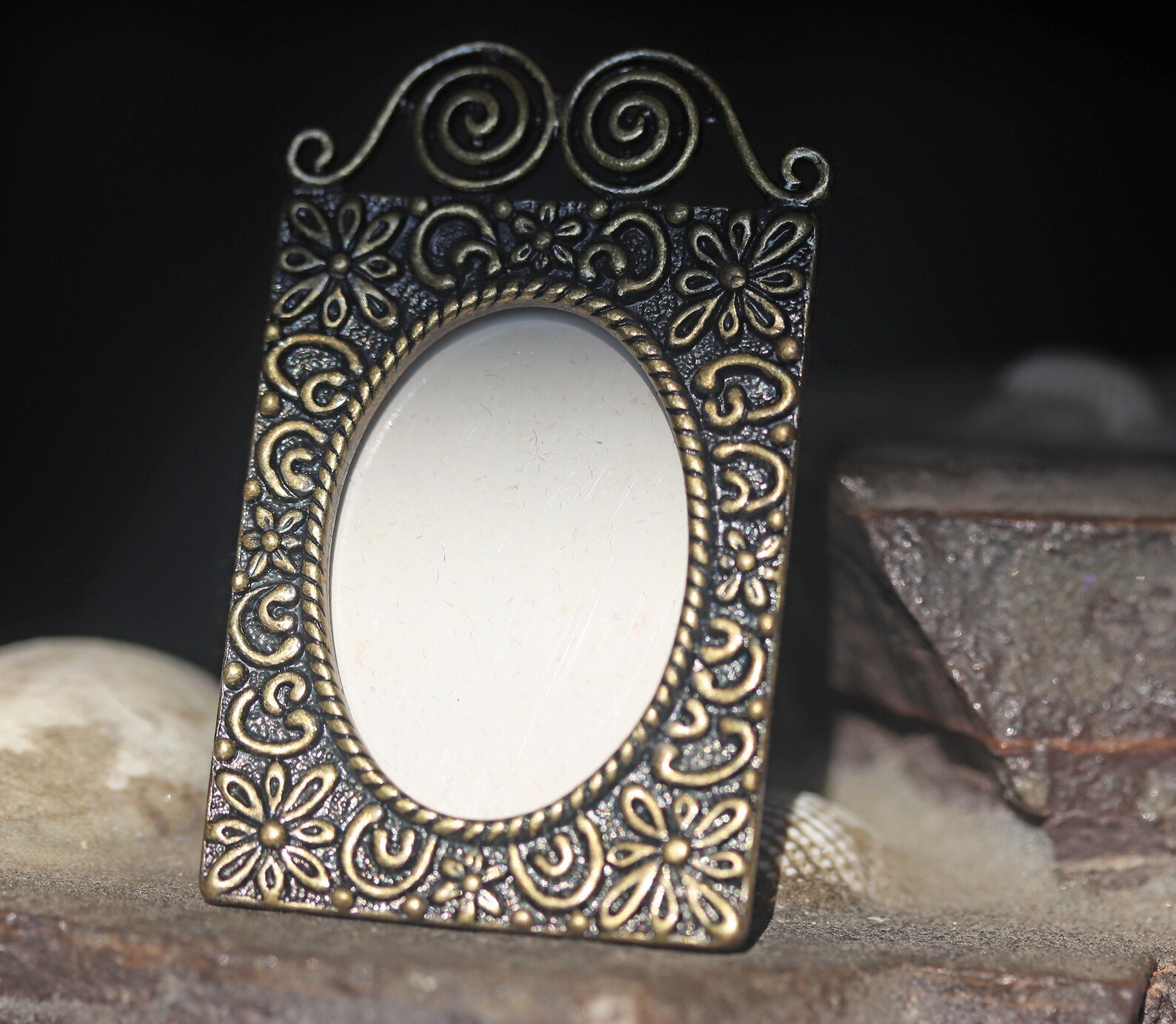 Old Vintage Avon Miniature Picture Frame or Brooch Ornate Etsy