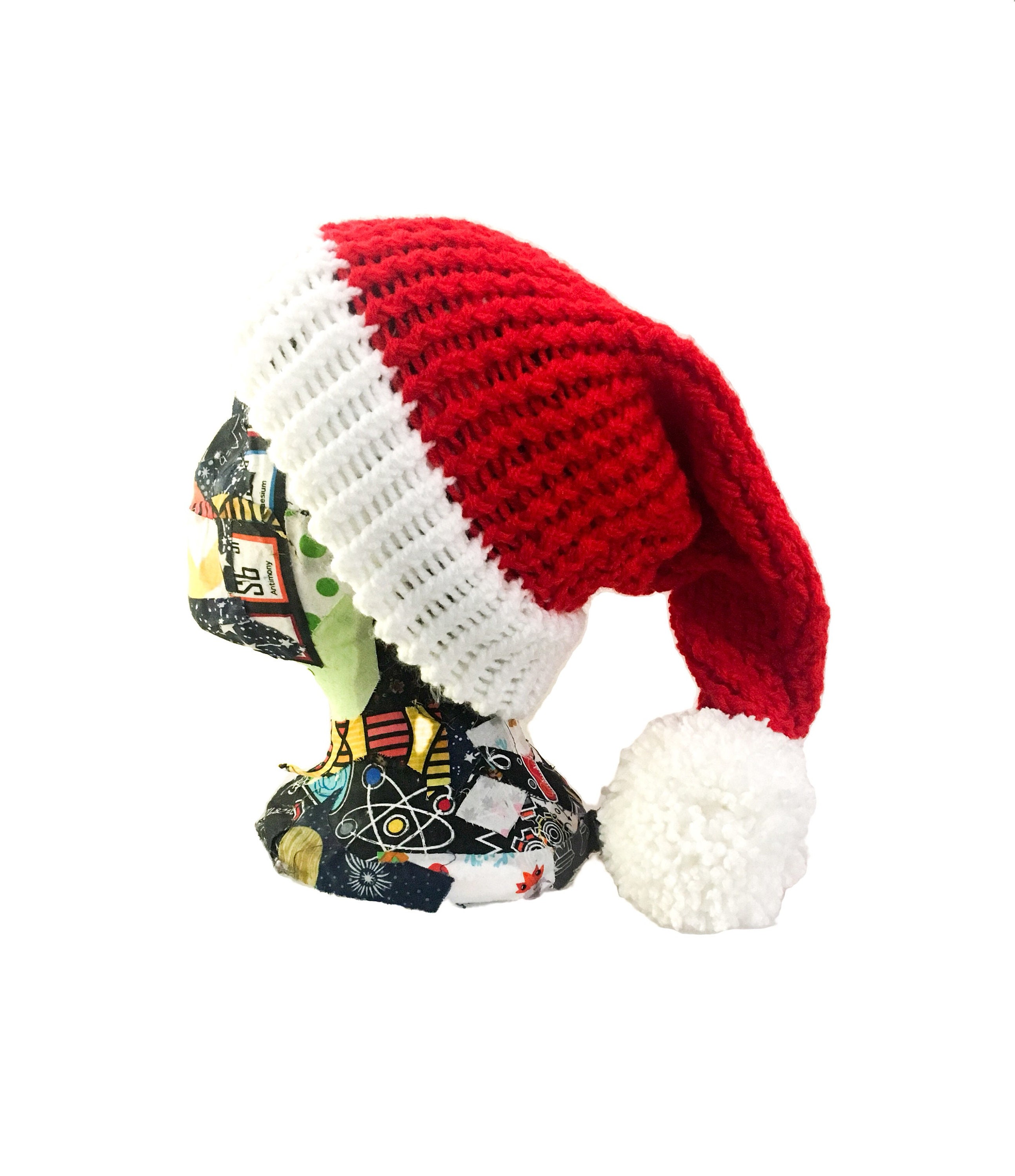 Adult Christmas novelty beanie hat Christmas knitted bobble Etsy