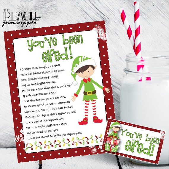 Youve Been Elfed Signal, Elfed Signal, Xmas Printable, Holiday vacation Printables, Xmas Doorway Indication photo regarding You've Been Elfed Printable called Youve Been Elfed Indication, Elfed Indicator, Xmas Printable, Vacation Printables, Xmas Doorway Indicator