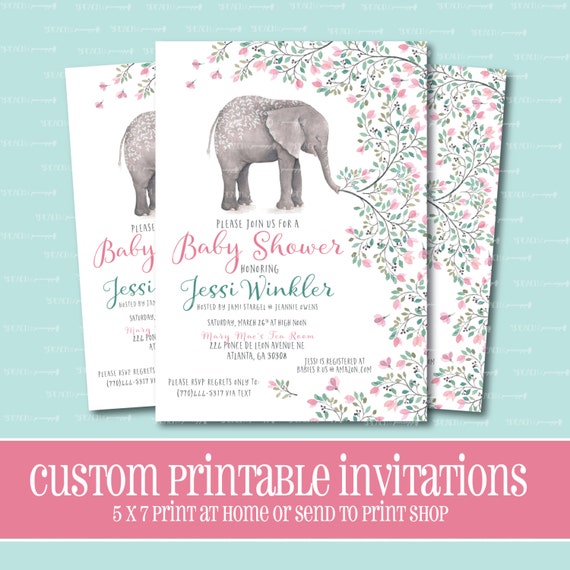 Custom BABY SHOWER Invitation PRINTABLE Baby Shower | Etsy