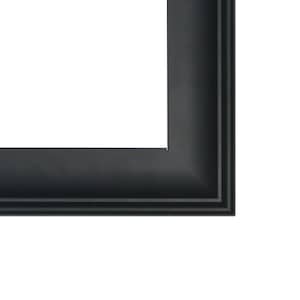 Polished Black Minimalistic Picture Frame 5x7, 8x10, 8.5x11, 10x10, 11x14, 16x20, Traditional, Wood, Home Decor image 1