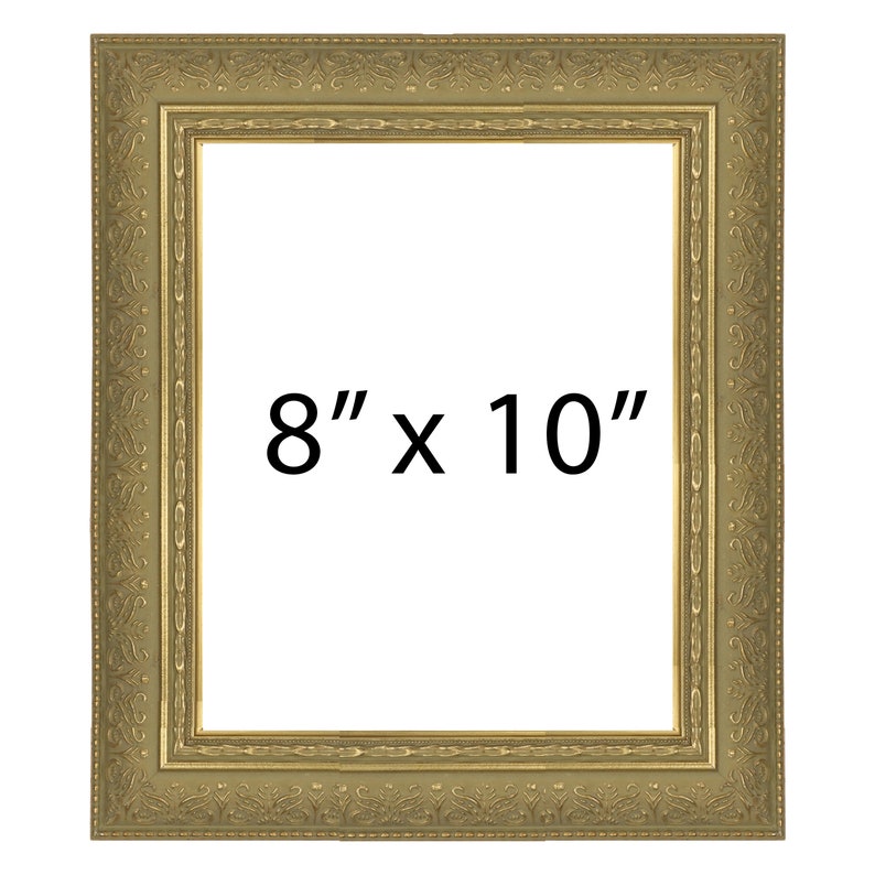 Ornate Gold Picture Frame 5x7 8x10 Etsy