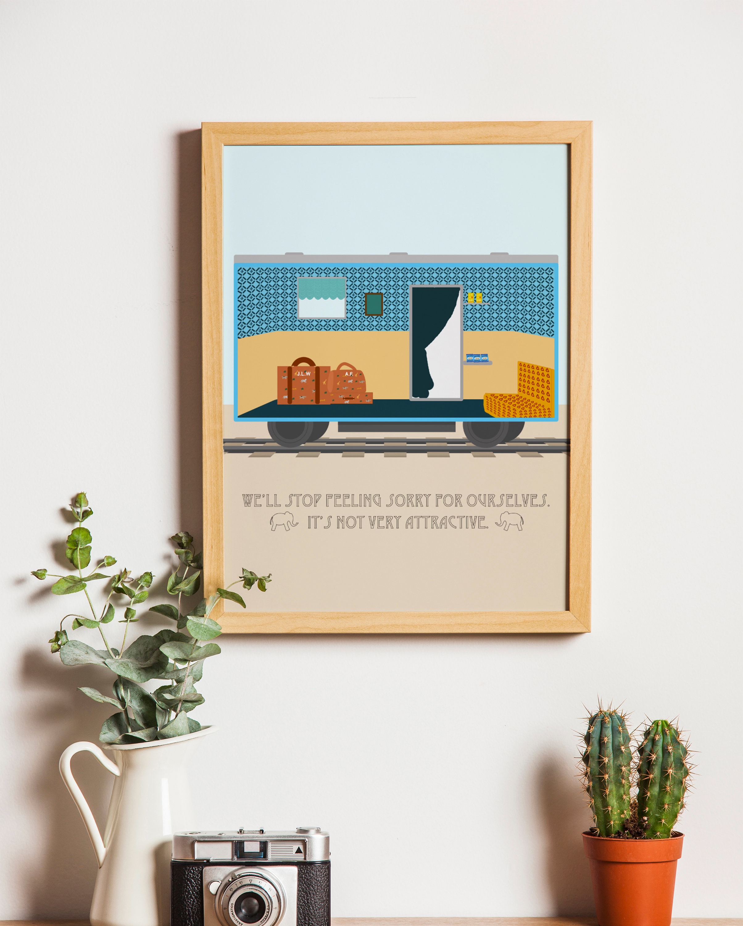Wes Anderson Darjeeling Limited Poster for Sale by sleepymountain