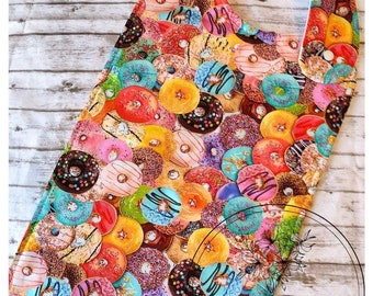 LONG Donut Fun Toss Special Needs Bib for big kids, youth and teens