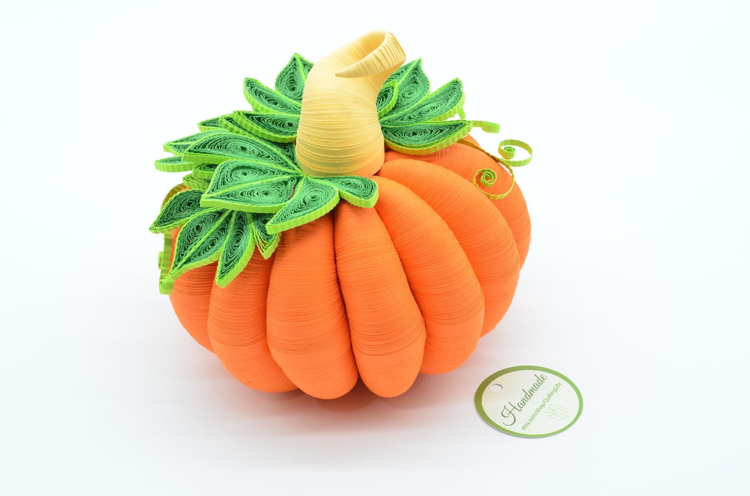Quilling Pumpkin Fall Home Decor Porch Decorations Paper Etsy
