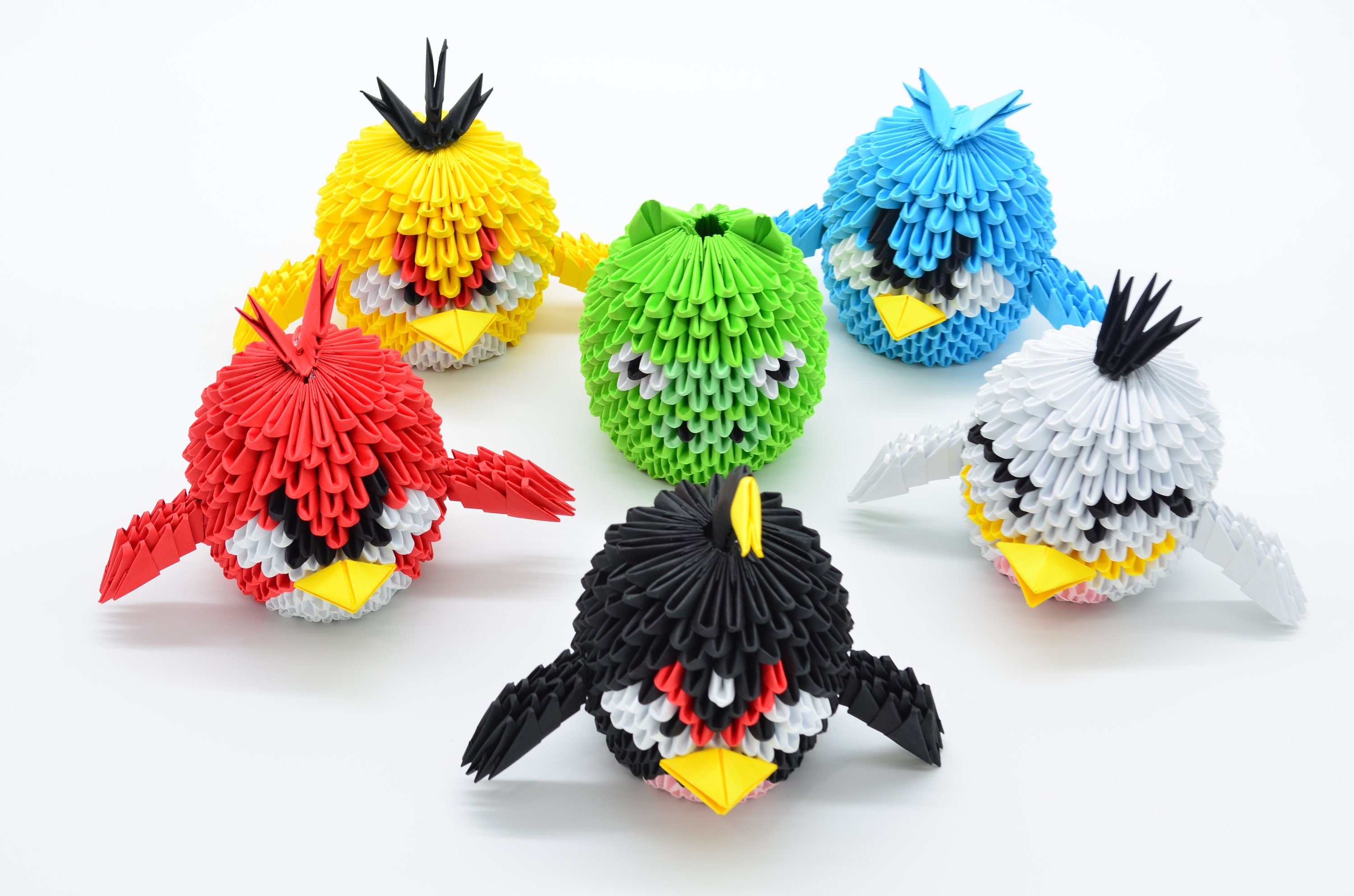3D DIY Modular Origami Kit Chickling Paper Gift Decoration Craft Adult Kids