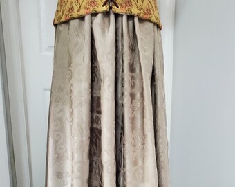 Renaissance Lady's Skirt - One Size - Light Greyish Green