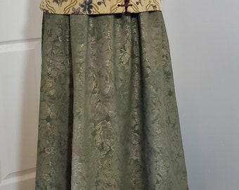 Renaissance Lady's Skirt - One Size - Green