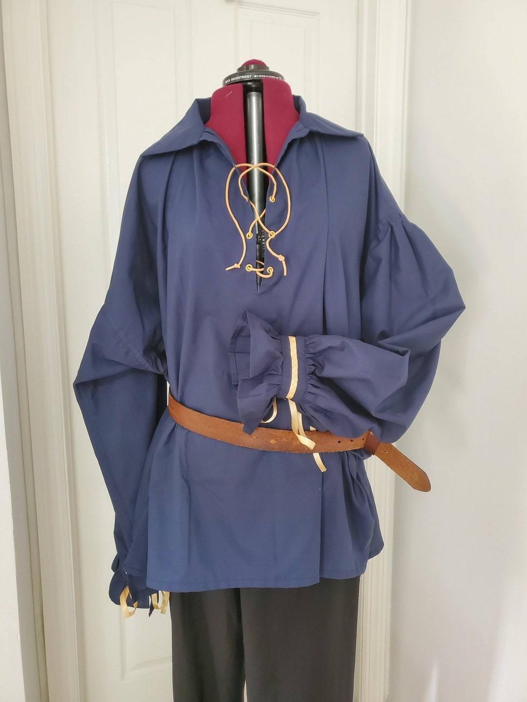 Renaissance Shirt Pirate Dark Blue (navy)