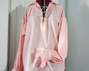 Renaissance - Shirt - Pirate - Blush Pink - Xlg - Etsy