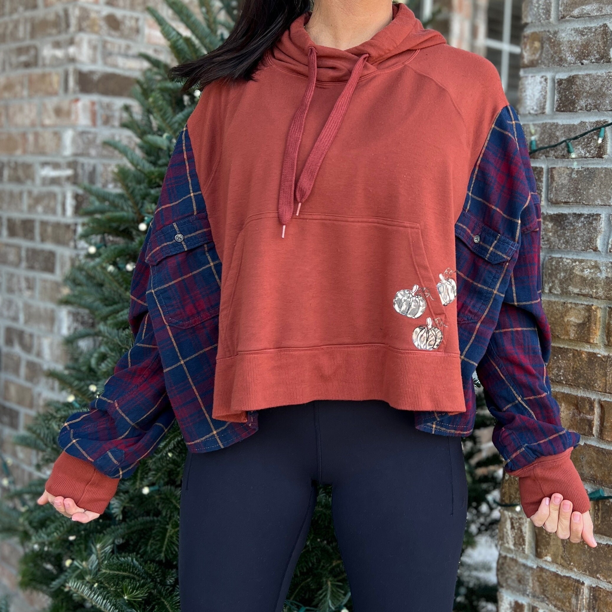 Rust color hoodie cheap