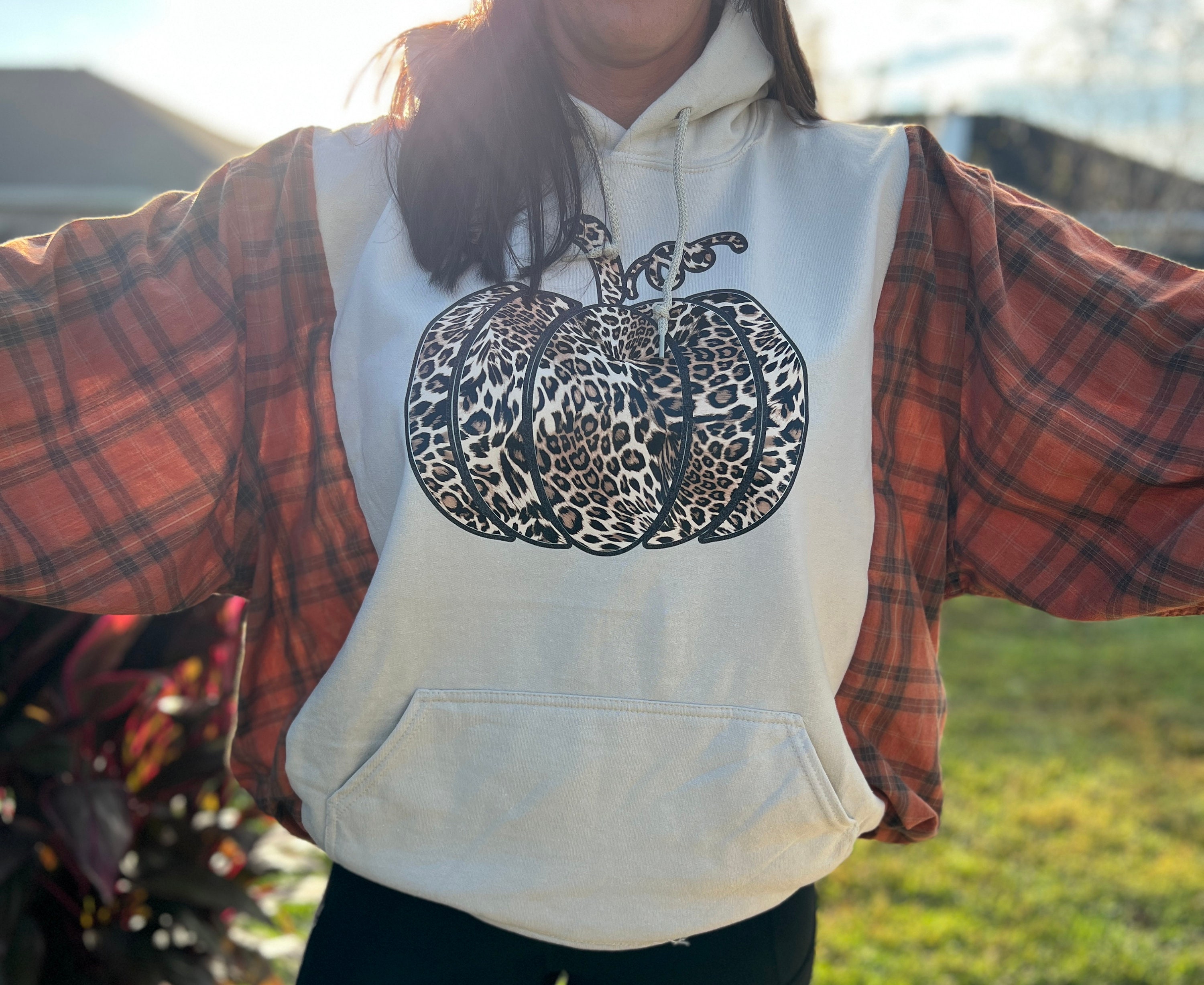 Flannel Hoodie - Etsy