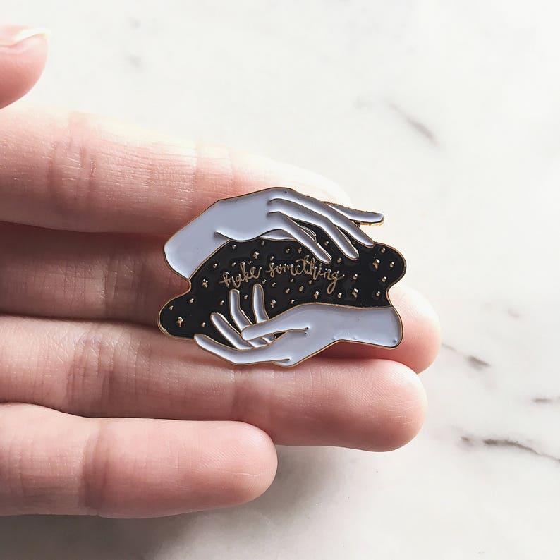 Make Something Enamel Pin Etsy