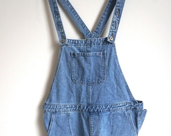 Vintage Denim Overall / Overalls / Onepiece / One Piece / M / Medium / Romper / Jumpsuit / Zwangerschap Zwanger / Jean / Tuinbroek / Playsuit