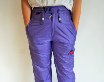Vintage Ski Pants Purple Ski Pants 