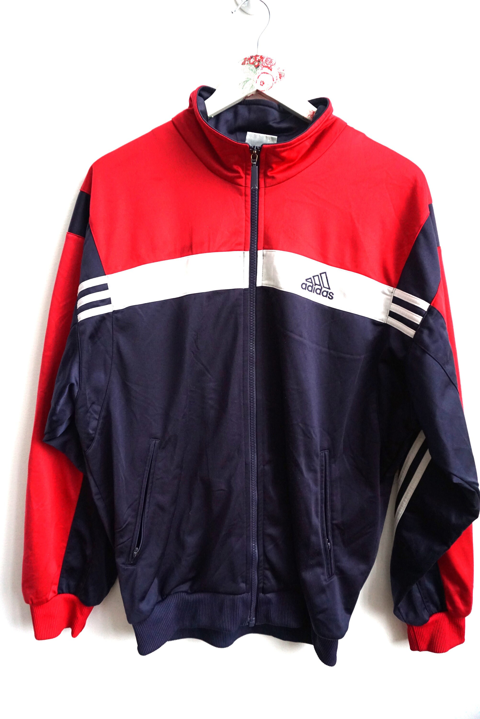 Vintage Adidas Jacket Mens Womens M Tracksuit Track Top