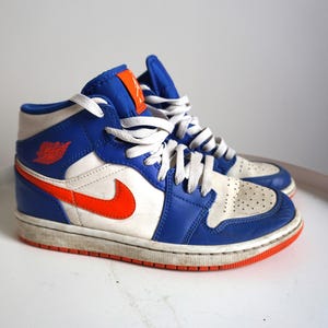 Vintage Nike Leder Air Jordan Boots / High Sneakers / Schuhe / Schuh UK 4.5 / Eur 37.5 / US 7 / Tie Basketball Trainer / Jogger / Jordans