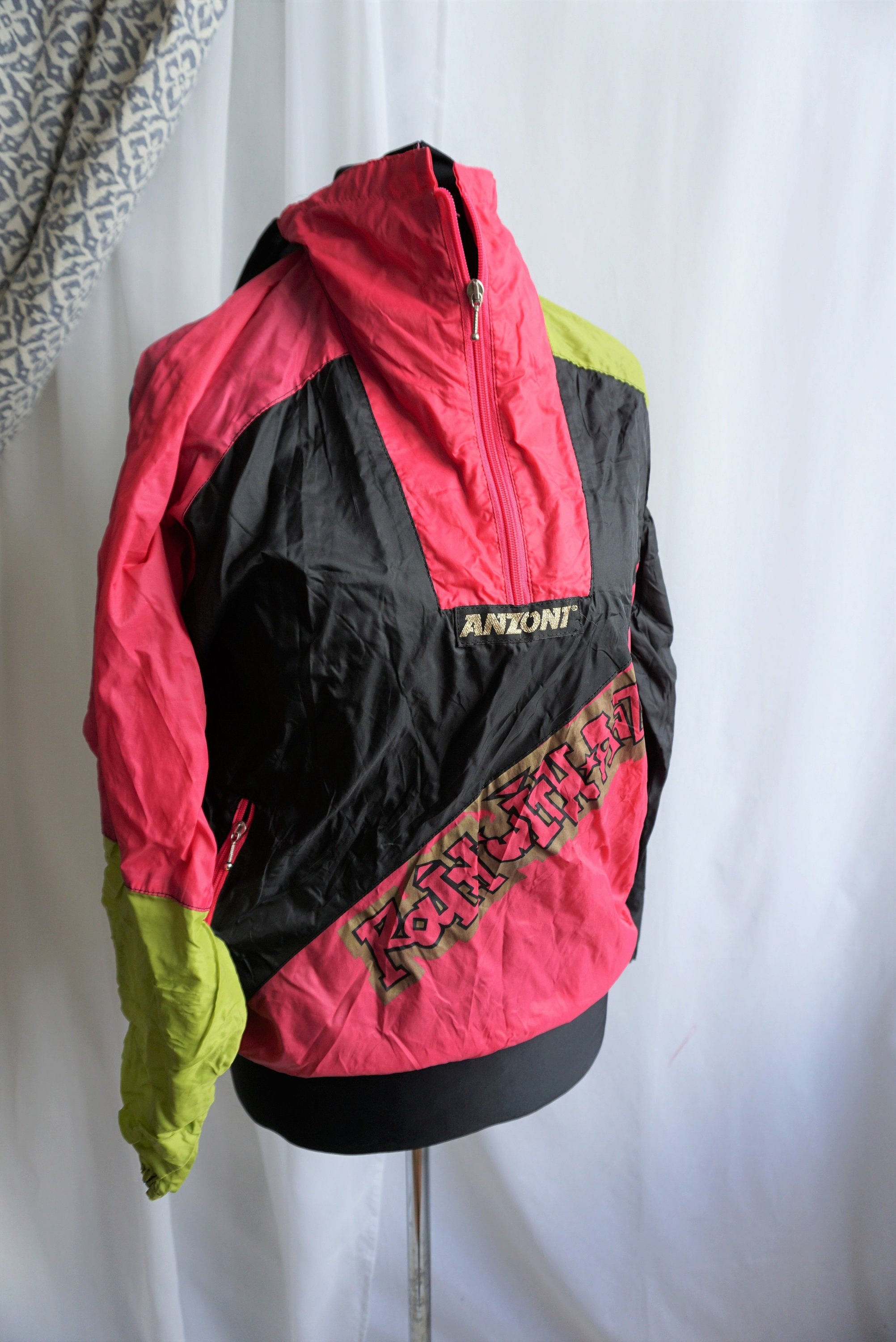 Vintage Raincoat / Rain coat / Windbreaker / S / M / Outwear / | Etsy