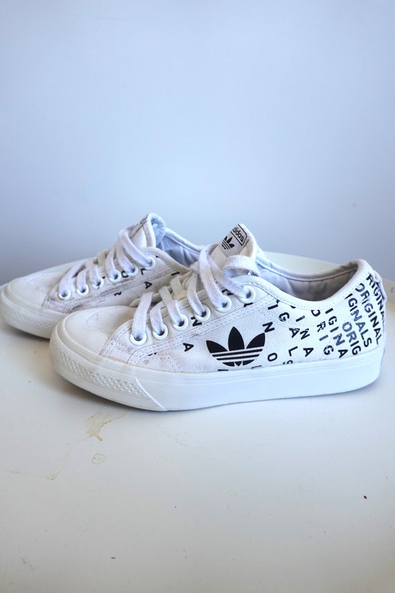 Vintage ADIDAS Originals White  Sneakers / Boots … - image 4