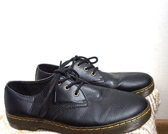 Vintage Dr. Martens Mens Shoes / Loafers / Dress Shoe / Lace Up Formal Black, / Size US 11.5 / Europe 44  UK 9.5 Business, Casual