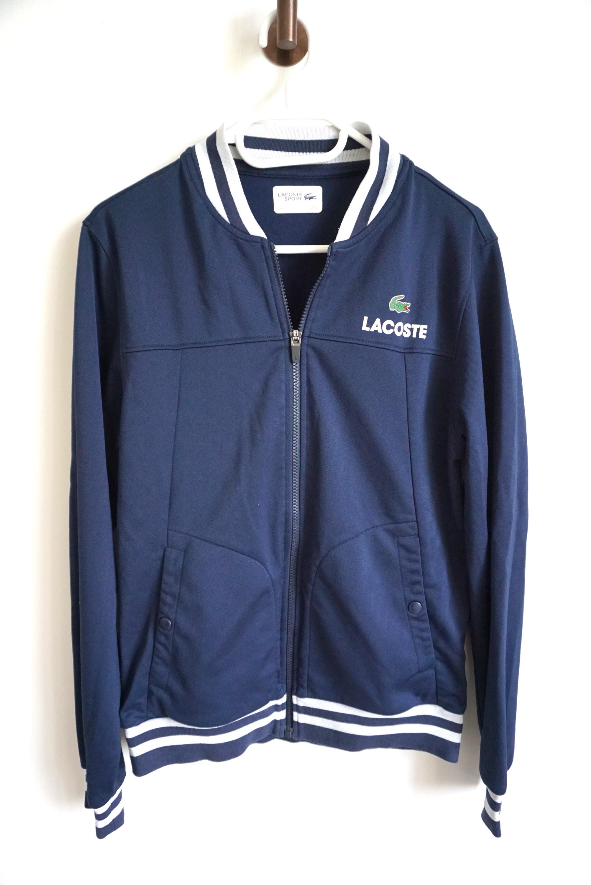 Vintage Lacoste Bomber Jacket - Etsy