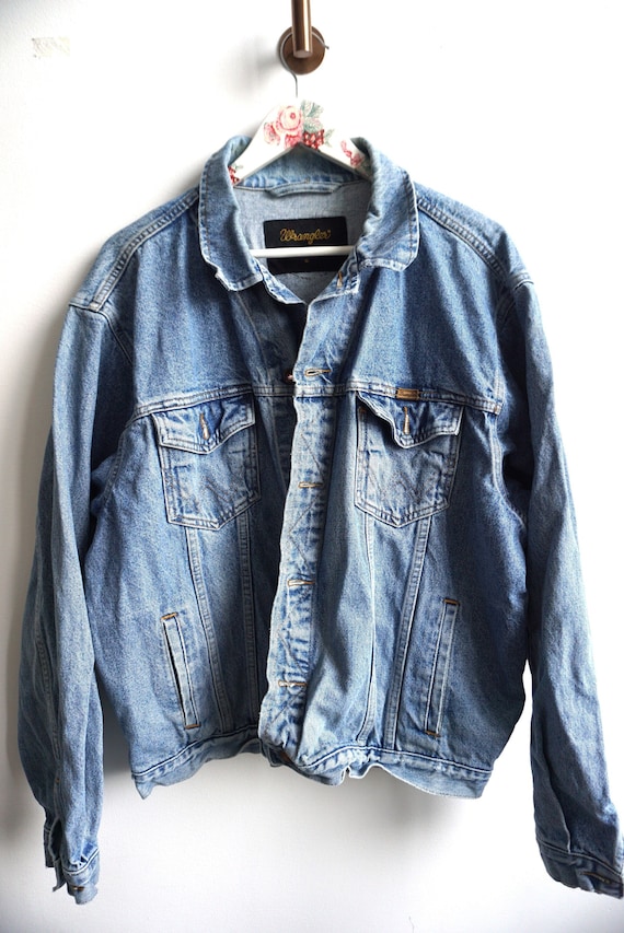 Vintage Wrangler Denim Jacket / Oversize / Western