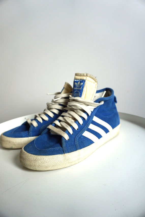 Vintage ADIDAS Suede Leather Boots / Trainers / H… - image 1